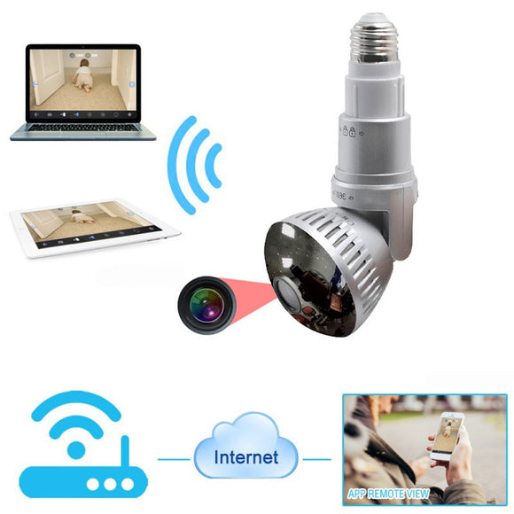 Wifi Light Bulb Security Camera