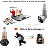 Wifi Light Bulb Security Camera