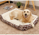 Super Big Dog Beds for Large Dog House Warm Cat Sleeping Dog Bed Mat Huge Mattress Cushion Pet House Cama Sofa Para Perro 19S2